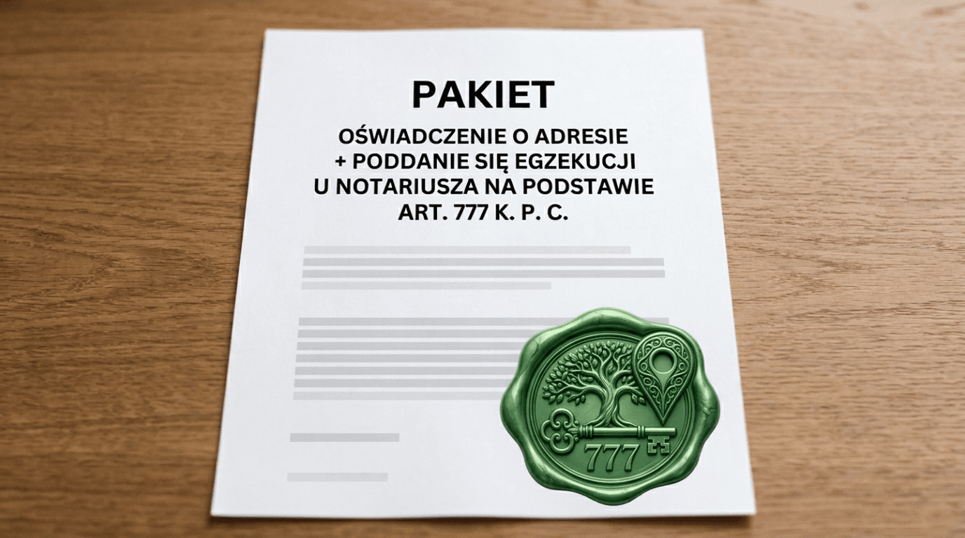 Wskazanie adresu na dowolny adres